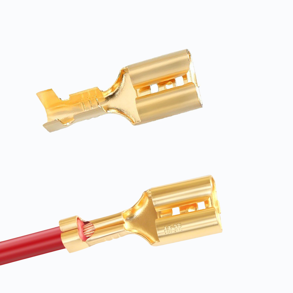 Push Fit Connector - 10/50/100 Set Düz Sıkıştırmalı Kablo Pabucu