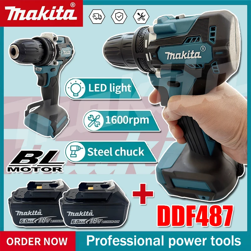 Makita Drill Ddf484 - Makita DDF487 Fırçasız tornavida elektrikli tornavida