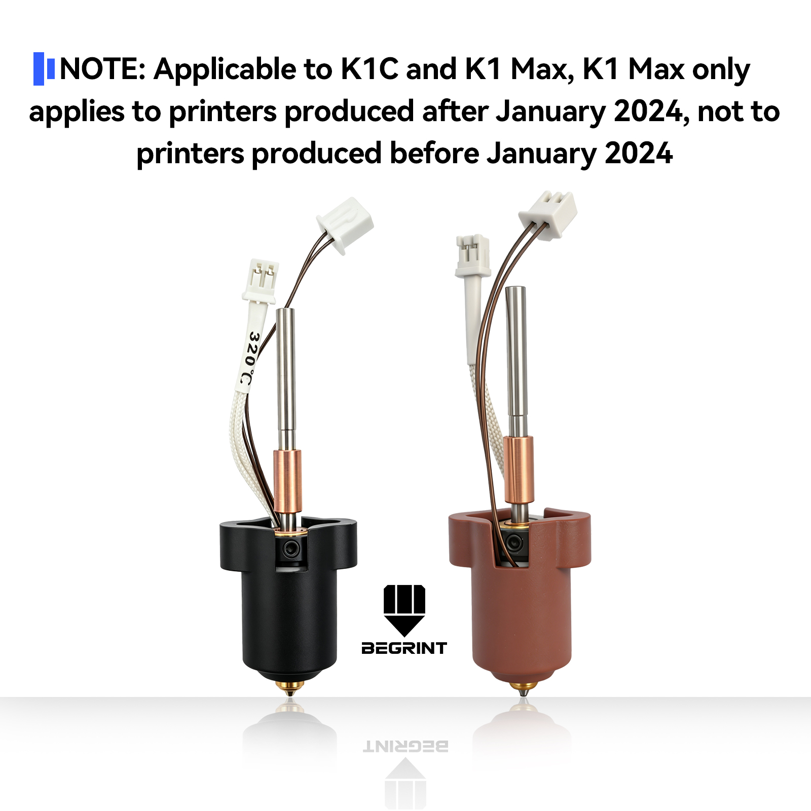 Creality K1C K1 MAX Hotend içi - Creality Printer K1 incelemesi ve fiyatı